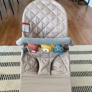 BabyBjörn Cotton Bouncer Bliss - Sand Gray